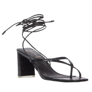 BLACK SUEDE STUDIO Delilah Strappy Sandal Wraparound Ankle Women's EU 41 US 10